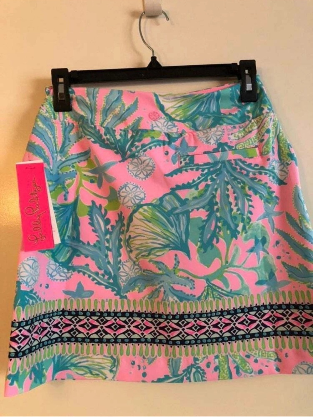 Lilly Pulitzer Luxletic Mandevilla baby Tropical Mini Skirt XXS